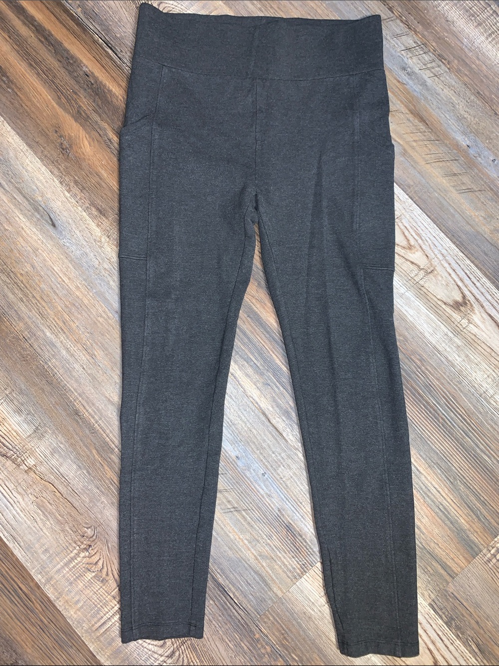LOFT Charcoal Gray Ponte Leggings M